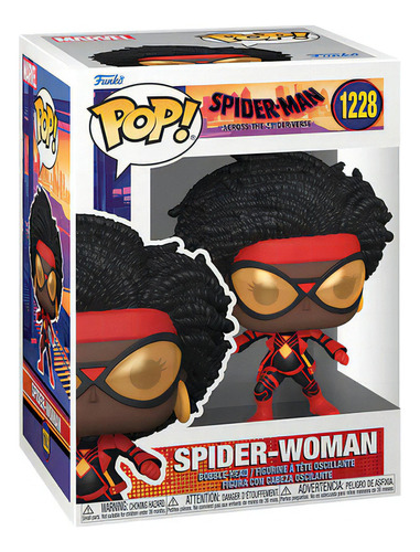 Boneco de ação Funko Pop da Mulher-Aranha 1228 Homem-Aranha: Across The Spider-verse