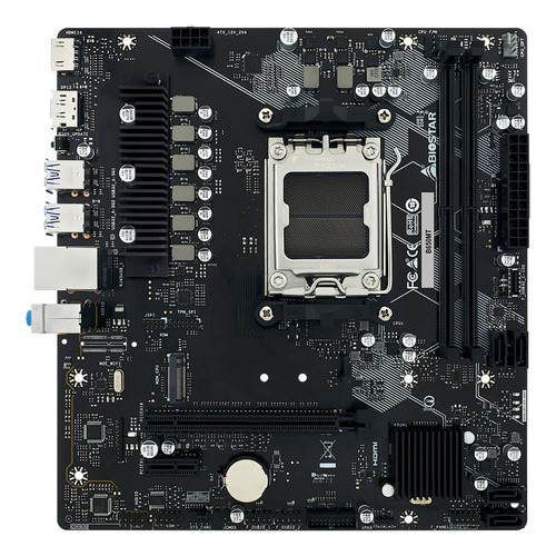 Placa-mãe Biostar B650mt Am5 Ddr5 M.2 USB-c Micro Atx