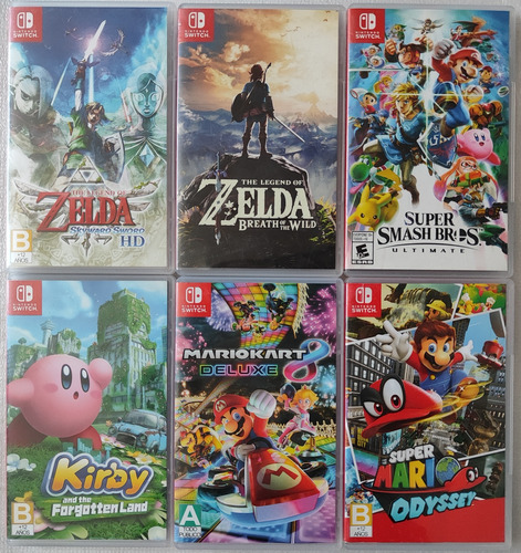 Cajas Originales Para Juegos De Nintendo Switch 