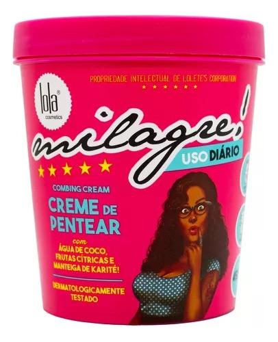 Lola Milagre Crema De Peinar Hidratante Cabello 450gr Local