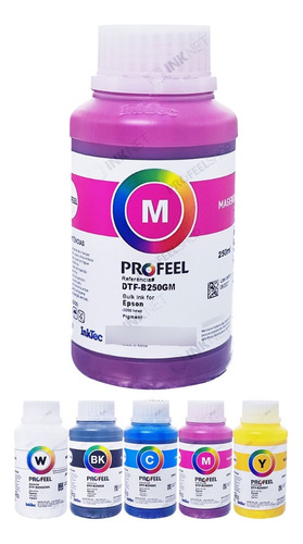 Tinta Inktec Dtf 250ml P/ Uso Em Ep I3200 Xp600 Xp800 F1080