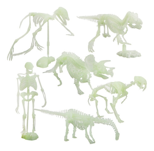 Esqueleto Humano De Dinosaurio Noctilucente The Toy, Modelo
