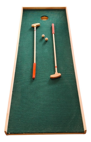 Mini Golf Con 2 Palos Derecha Verde