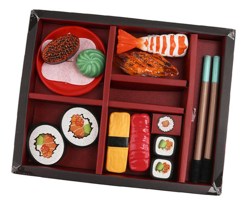 Simulación Comida Caja De Sushi Japonés Niño De