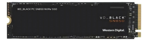 Disco Solido Ssd Wd 500gb Nvme Pcie M2 7000mb/s Black Sn850