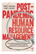 Comprar Libro: Gestión De Recursos Humanos Después De La Pandemia: C