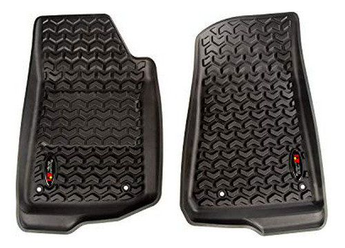 Tapetes - Rugged Ridge ******* Floor Liner, Front; Black, **