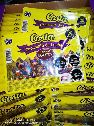 Bandeja  Huevitos De Chocolate  20 Unidades  Costa Pascua