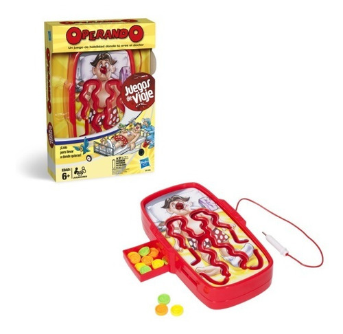 Imagen 2 de 2 de Operando Juego De Viajes Original Hasbro