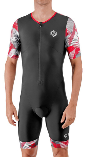 Sls3 Traje Manga Para Hombre Corta Aero Tri Suit Fx 2 Suave