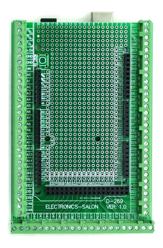 Shield Screw Mega 2560 Compatible Arduino Terminales Clemax2