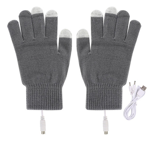 2x Guantes Térmicos Eléctricos Usb Manos Completas Para
