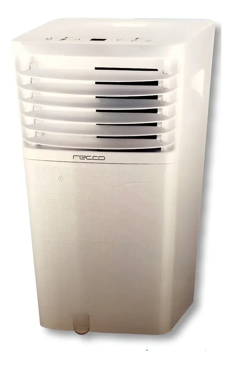 Aire Acondicionado Portátil Recco de 7000 BTU, Blanco