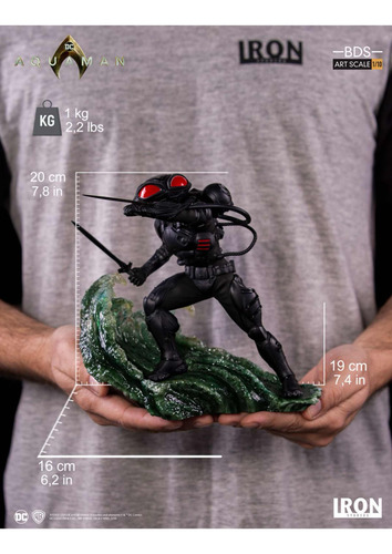 Black Manta Bds Art Scale 1/10 - Aquaman (Usado)