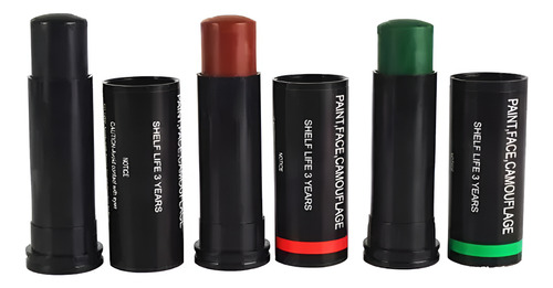 Set X3 Pintura Camuflaje Profesional Militar Airsoft Mtc