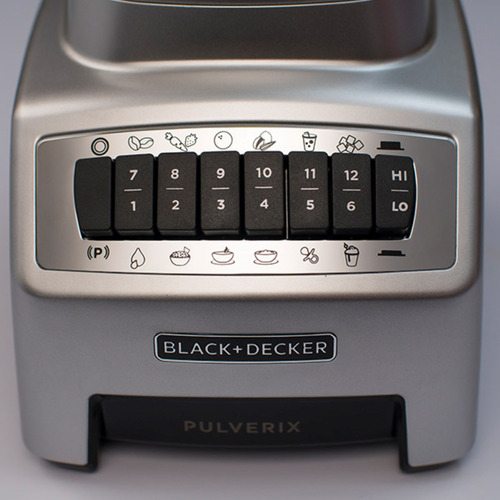 Licuadora Black+decker 12 Velocidades 6 Cuchillas, Bl1140ms