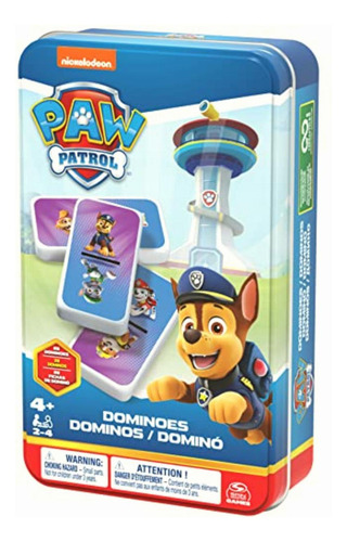 Juego De Dominó De La Patrulla Canina De Spin Master Games,