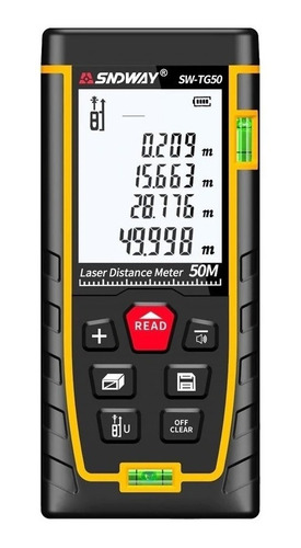 Medidor De Distancia Láser Sndway 50 Metros