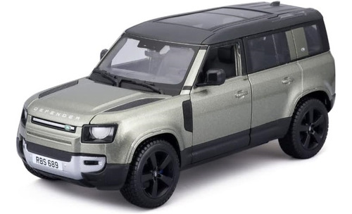 Miniatura 1:24 Land Rover Defender 110 2022 Verde Burago