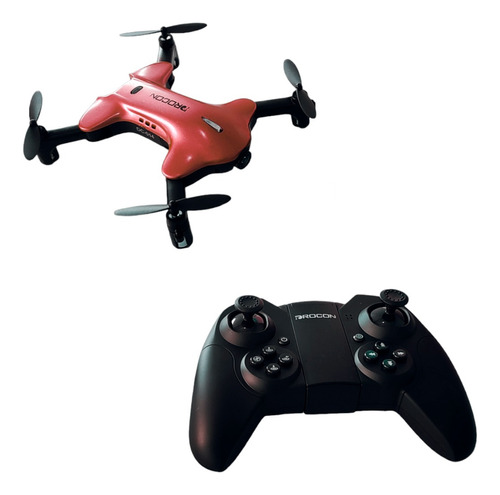 Drone Drocon Con Camara Rc Hd Wifi + Control + 1 Bateria Color Rojo