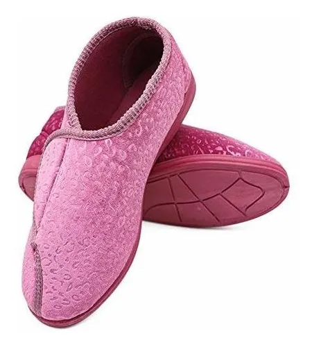 Hotme Women's Cozy Memory Foam Slippers With Adjustable Clos
