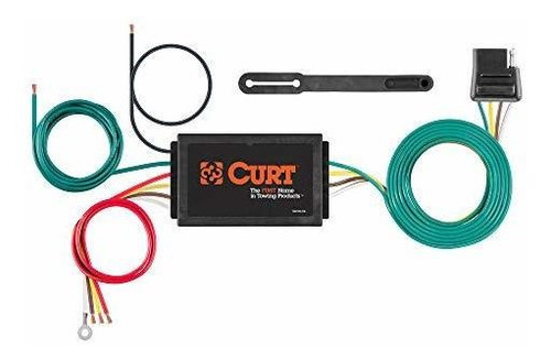 Curt 56187 Convertidor De Luz Trasera De Remolque Con Empalm