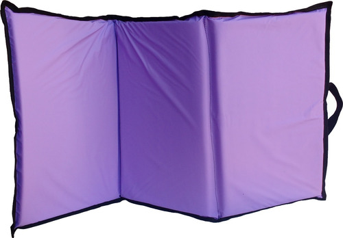 Imagem 2 de 4 de Kit Tornozeleira 5kg + Colchonete + Halteres 3kg Lilás