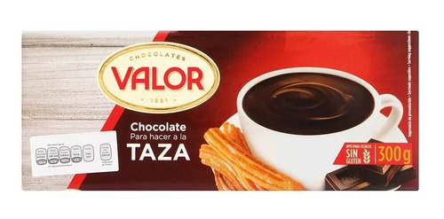 Chocolate Tablilla A La Taza Valor 300gr 2 Pack Ipg