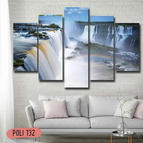 Cuadro 100x50 Poliptico Paisajes Argentina Personalizado