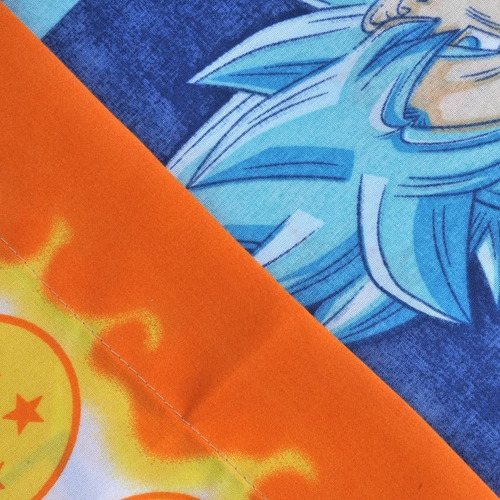 Juego De Sábanas Infantiles Microfibra 1.5 Pl Dragon Ball Z