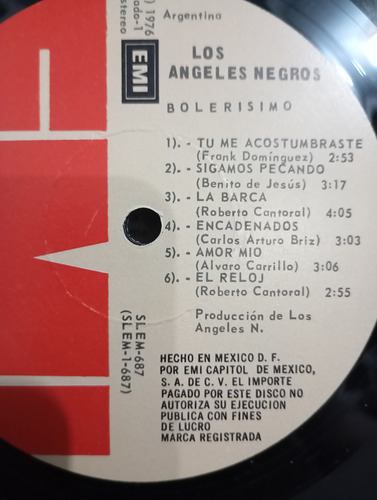 Lp Los Angeles Negros (Usado)