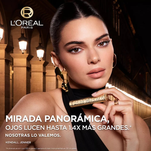 Máscara L'oréal Voluminous Panorama Lavable 701 Black 9.9 Ml