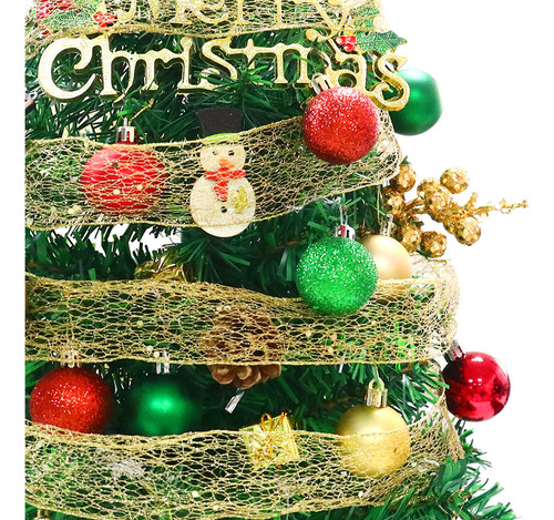 Árbol De Navidad De Mesa Para Escritorio, Led De 1.5 Pies, A