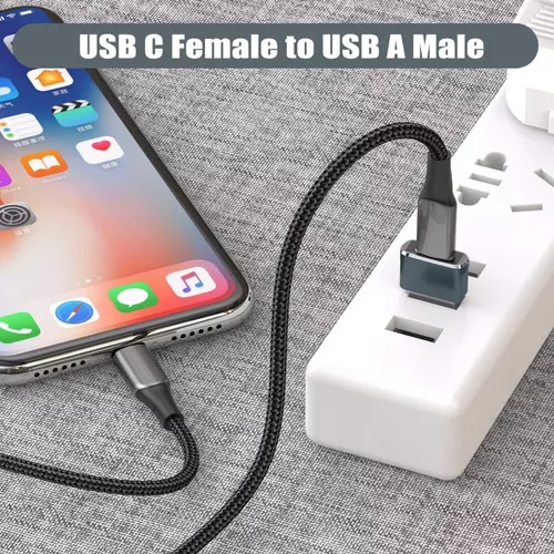 Adaptador Usb C Hembra A Usb Macho (2 Paquetes)