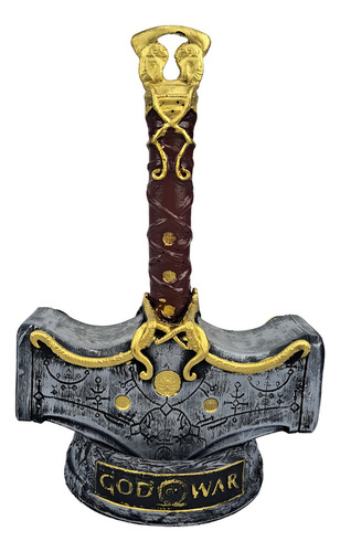 Martelo Thor God Of War Ragnarok Mjolnir Com Base Cosplay