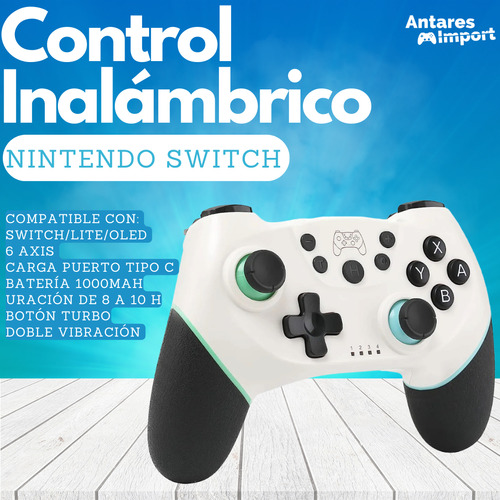 Control Inalámbrico Nintendo Switch Android Pc Laptop 