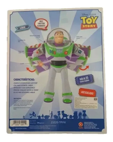 Buzz Lightyear Figura De Acci n De Lujo Mas De 20 Frases Cuotas
