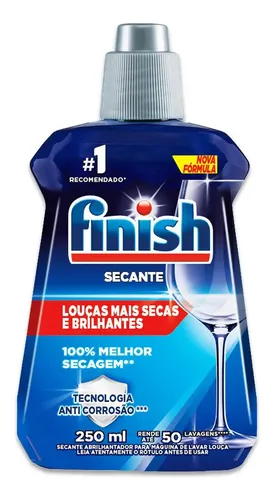 Finish Secante Para Lava-louças E Abrilhantador 250ml