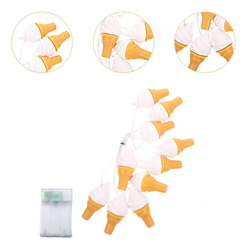 Guirnalda De Luces Led De 2 M Para Navidad, Helado