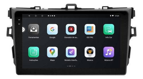 Central Multimidia Corolla 09 A 13 9p Android 14 2gb Gps Cam