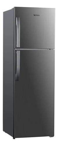 Refrigerador con freezer Winia Top Mount FRT-270 color silver con capacidad de 251L