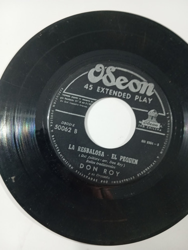 Vinilo Single De Don Roy -la Resbalosa ( V19 (Usado)