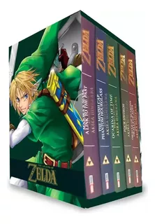 Zelda Colección Completa 5 Tomos Boxset Panini Manga
