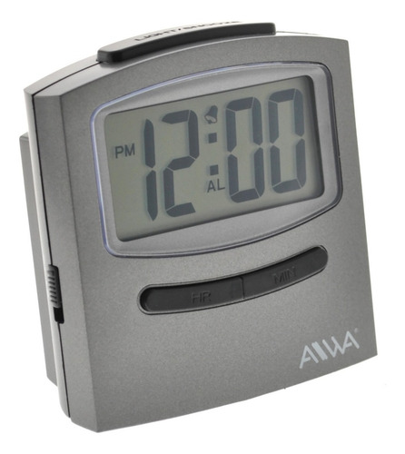 Imagen 2 de 7 de Reloj Despertador Sensor Luz Lcd Digital Aiwa Snooze Ddmb004
