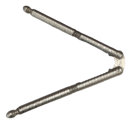 Antiguo Rompe Nueces Avellana Metal Cromadocon 2 Pinches ! (Usado)