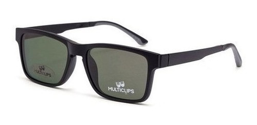 Imagem 3 de 6 de Armação De Óculos Para Grau Com Clip On Solar 3 Em 1 Uva Uvb