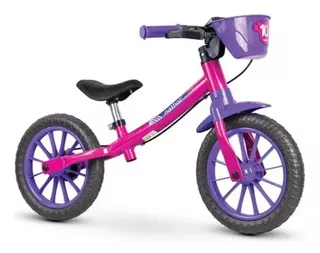 Bicicleta Infantil Aro 12 Nathor Balance Equilíbrio Bike 02