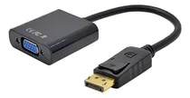 Comprar Cable Adaptador Display Port Dp (macho) A Vga (hembra) 1080p Color Negro