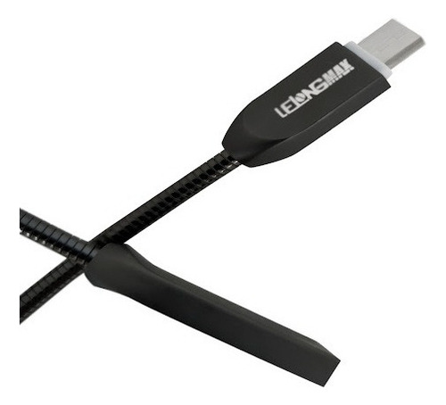 Cabo De Dados Micro Usb V8 1m Metálico Max-0313 Cor Dourado