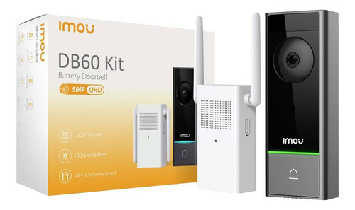 Timbre Inalambrico Imou Db60 Batería E Interfaz Auxiliar Ai